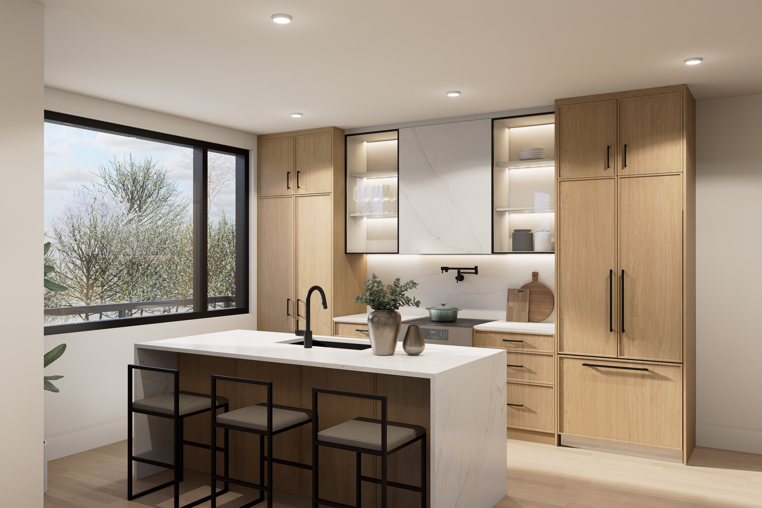 Le Sentier Towns – Kitchen