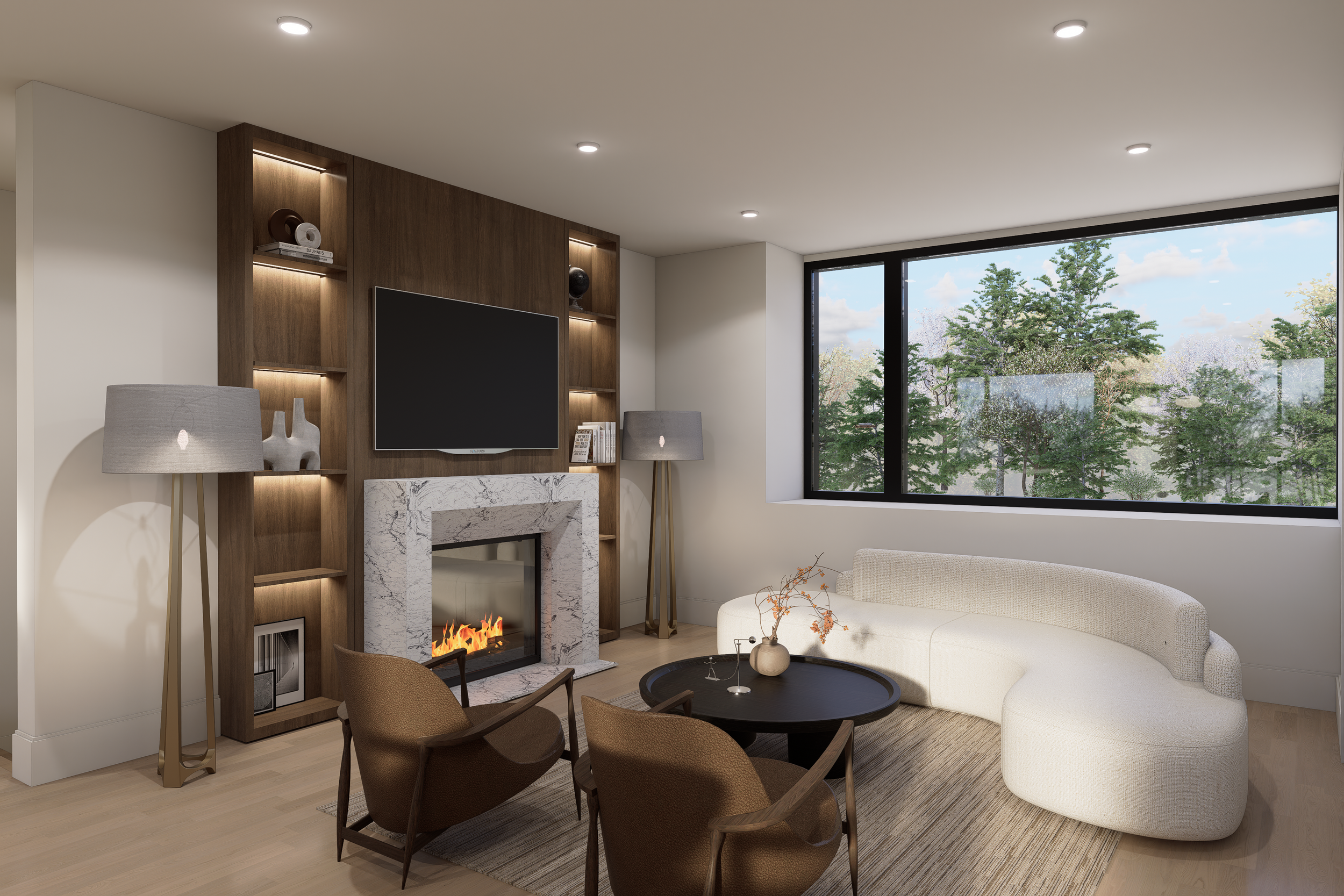 Le Sentier Towns – Living Room